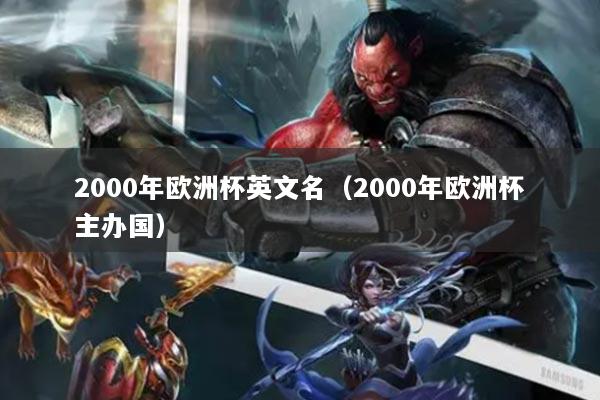 2000年欧洲杯英文名（2000年欧洲杯主办国）